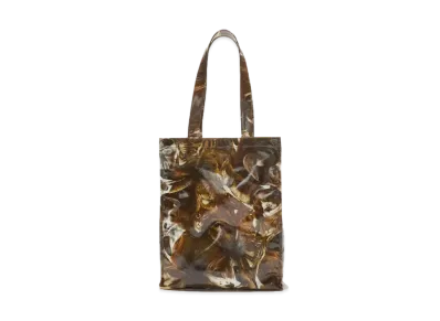Acne Studios x Per B. Sundberg Logo Shoulder Tote Bag "Cognac Brown Multi"
