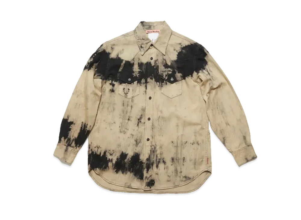Acne Studios Denim Shirt "Black/Beige"