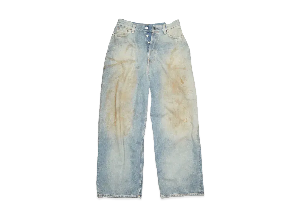 Acne Studios Super Baggy Fit Jeans "Mid Blue"