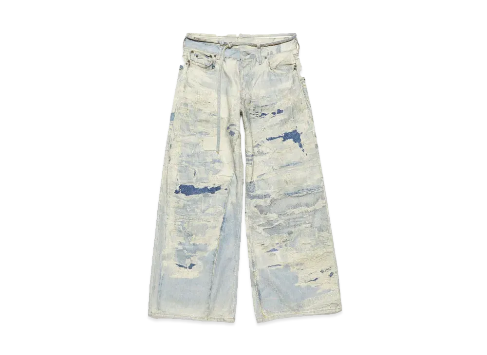 Acne Studios Regular Fit Trousers "Light Blue"