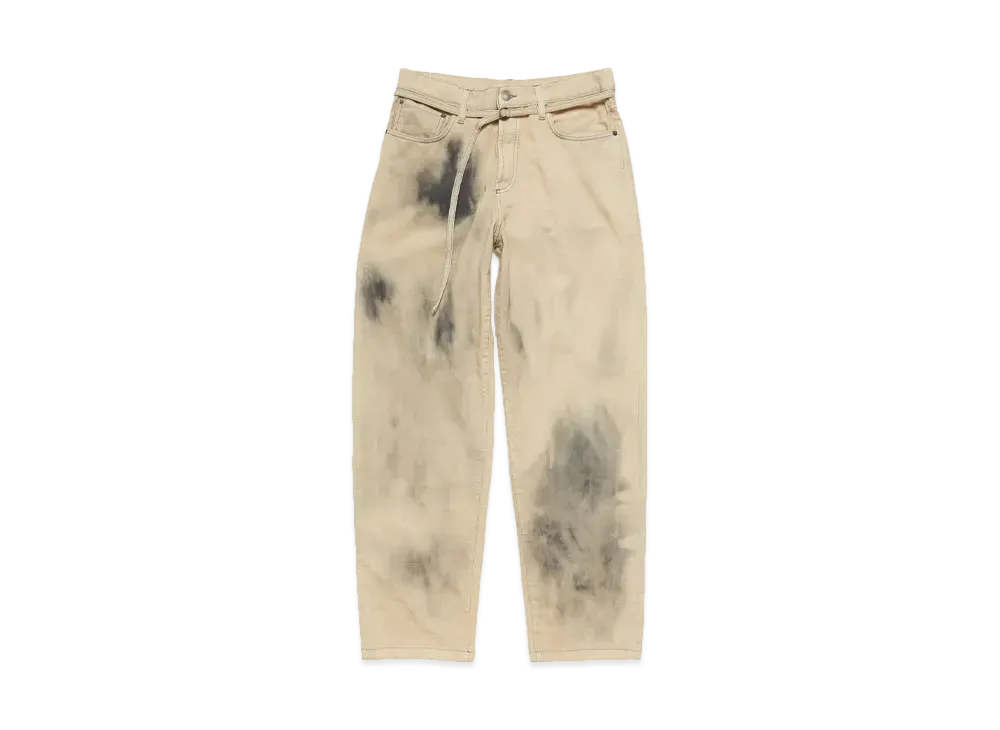 Acne Studios Loose Fit Jeans - 1991 Toj "Beige/Black"