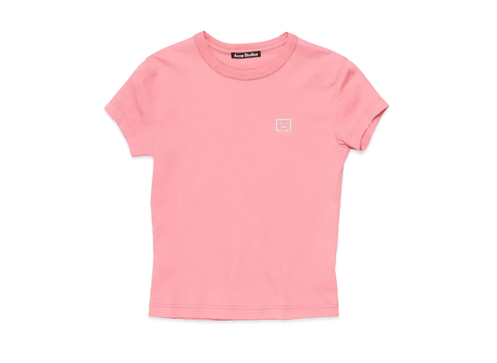Acne Studios Crew Neck T-Shirt "Tango Pink"