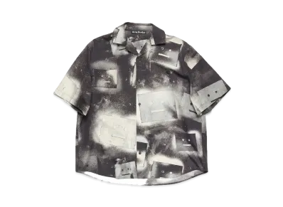 Acne Studios Printed Button-Up Shirt "Black/White"