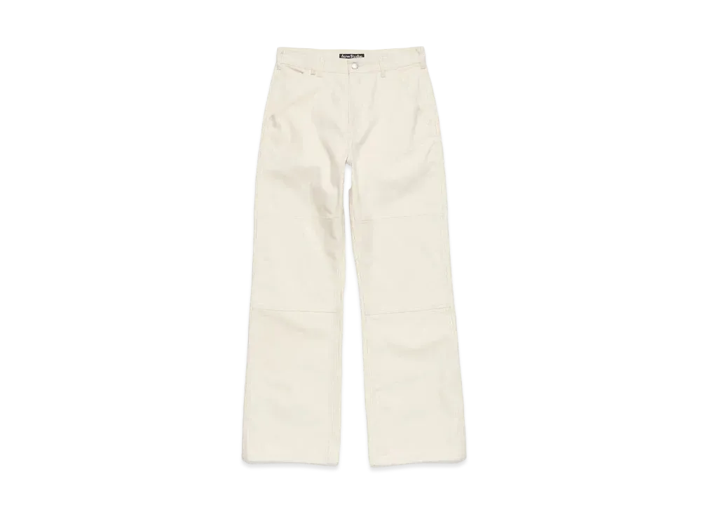 Acne Studios Patch Canvas Trousers "Oatmeal Melange"