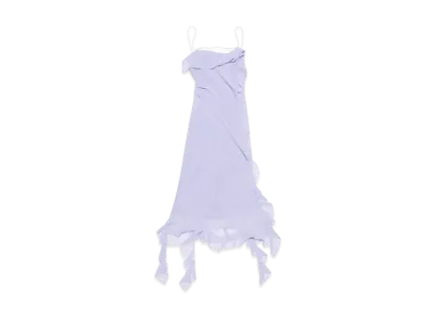 Acne Studios Ruffle Strap Dress "Lilac Purple"