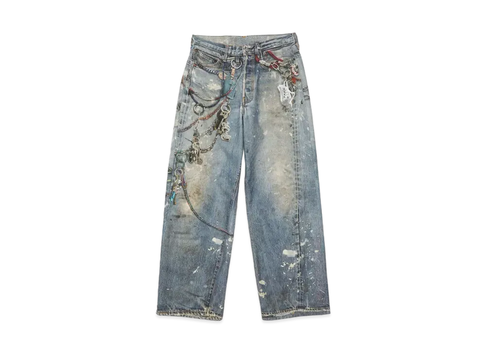 Acne Studios Baggy Fit Trousers FN-WN-TROU001290 "Mid Blue"