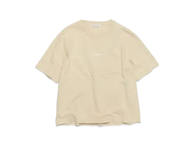 Acne Studios Logo T-Shirt "Champagne beige"