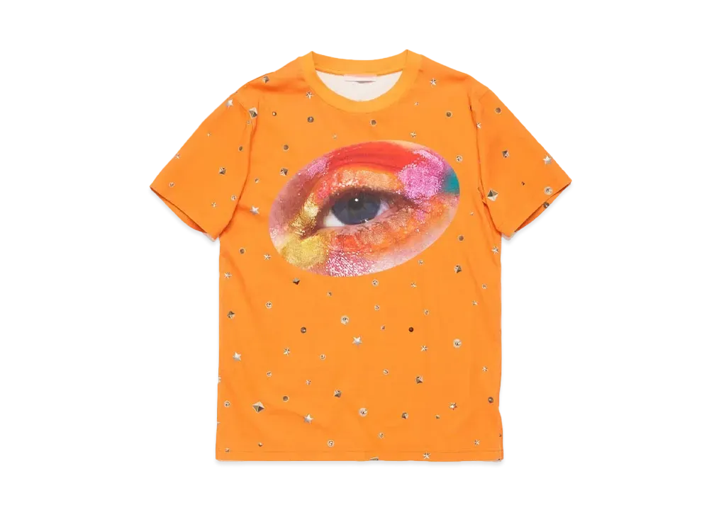 Acne Studios Printed T-Shirt "Bright Orange"