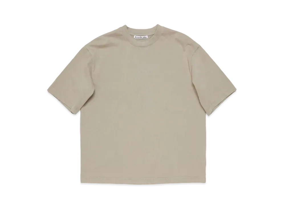 Acne Studios Crew Neck T-Shirt - Relaxed Fit "Concrete Gray"