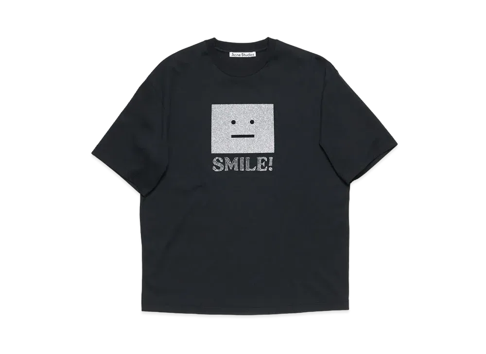 Acne Studios Face Logo T-Shirt - Relaxed Fit "Black"