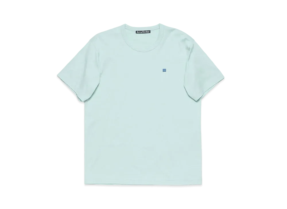 Acne Studios Crew Neck T-Shirt - Regular Fit "Dusty Blue"