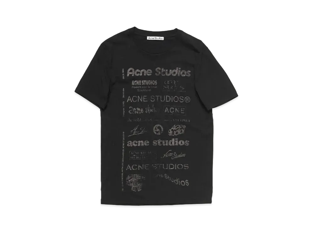 Acne Studios Logo T-Shirt - Relaxed Fit "Black"