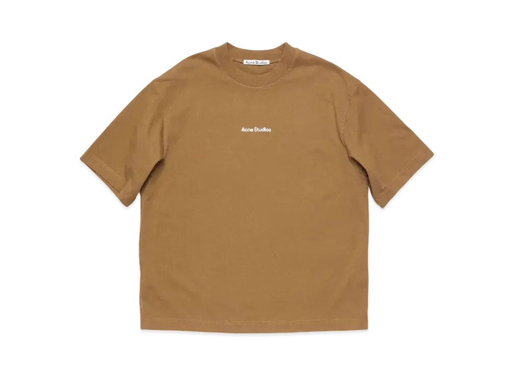 Acne Studios T-Shirt Logo "Mad Beige"