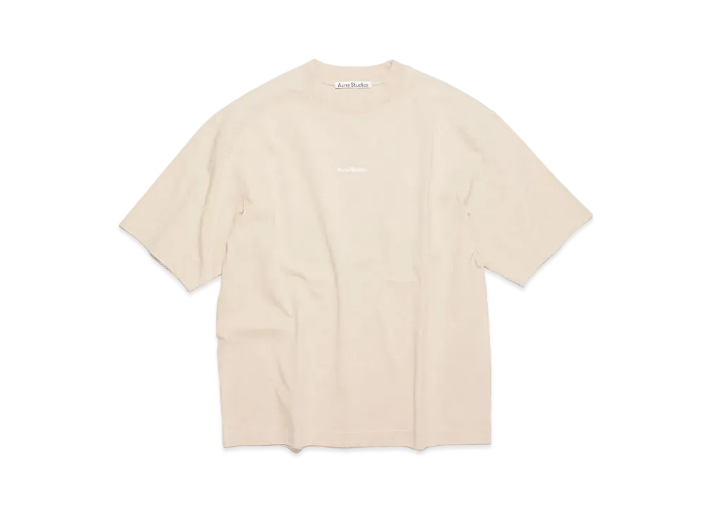 Acne Studios Logo T-Shirt "Champagne Beige"