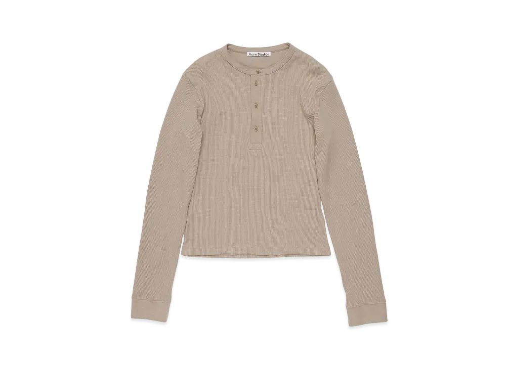 Acne Studios T-Shirts - Fitted Design "Concrete Gray"