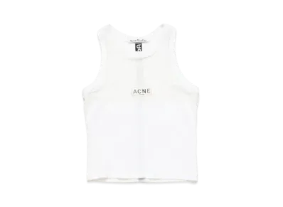 Acne Studios Logo Tank Top "Optic White"