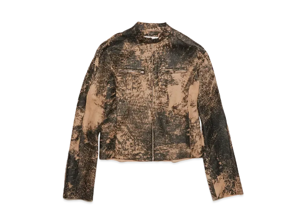 Acne Studios Leather Biker Jacket "Black"