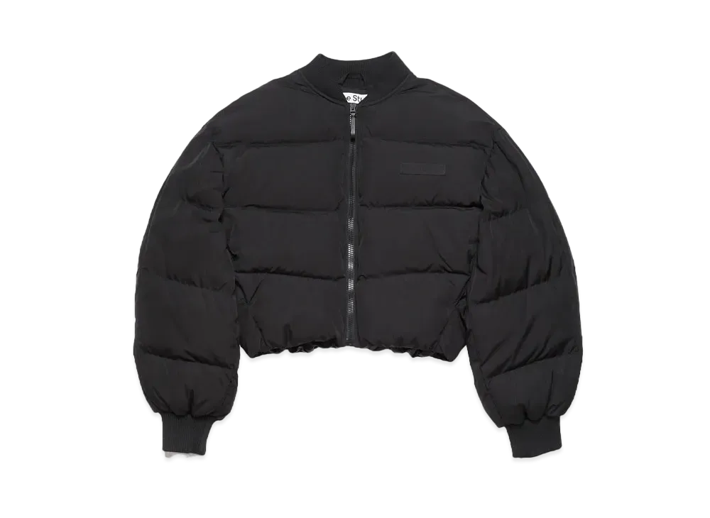 Acne Studios Bomber Puffer Jacket "Washed Black"
