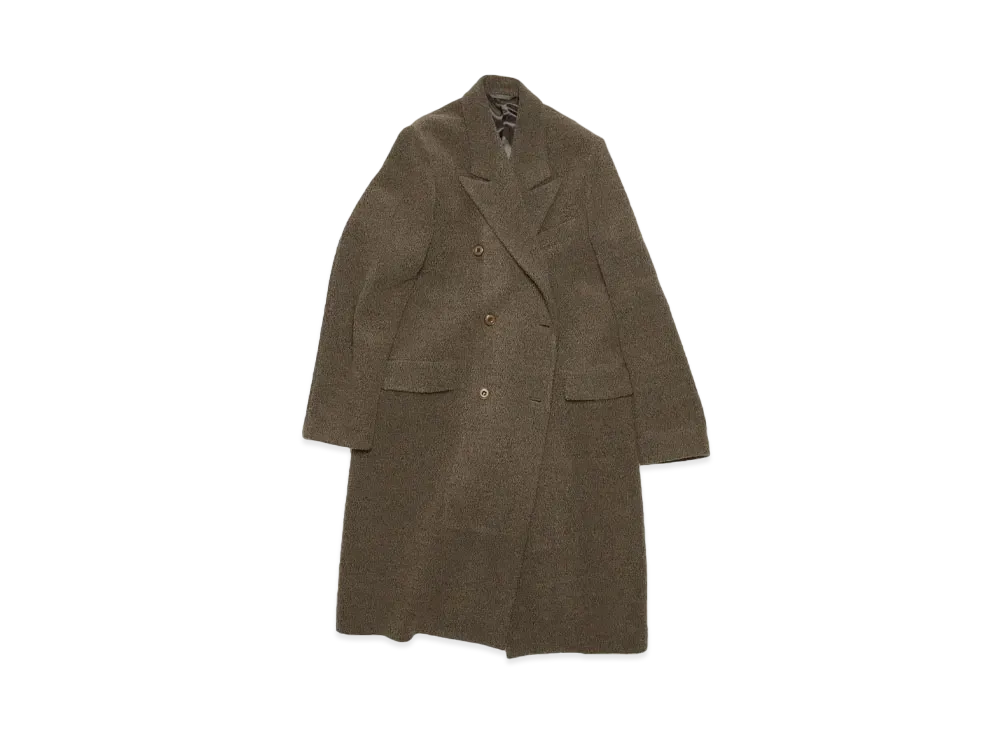 Acne Studios Double-Breasted Wool Coat "Taupe Gray"