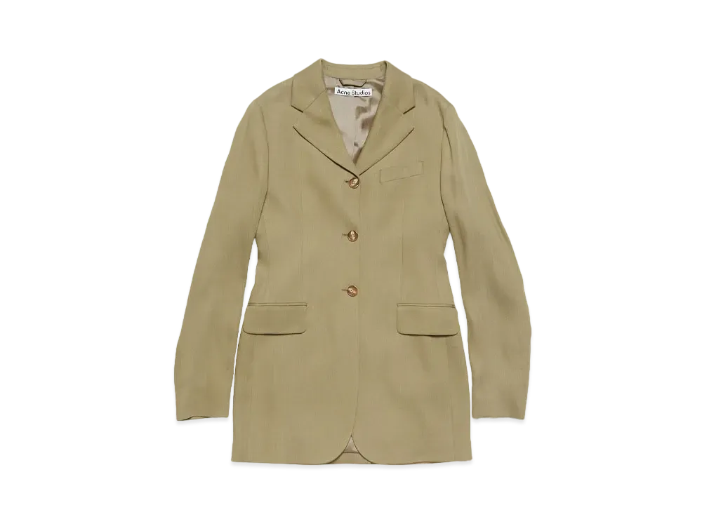 Acne Studios Single-Breasted Jacket "Mad Beige"