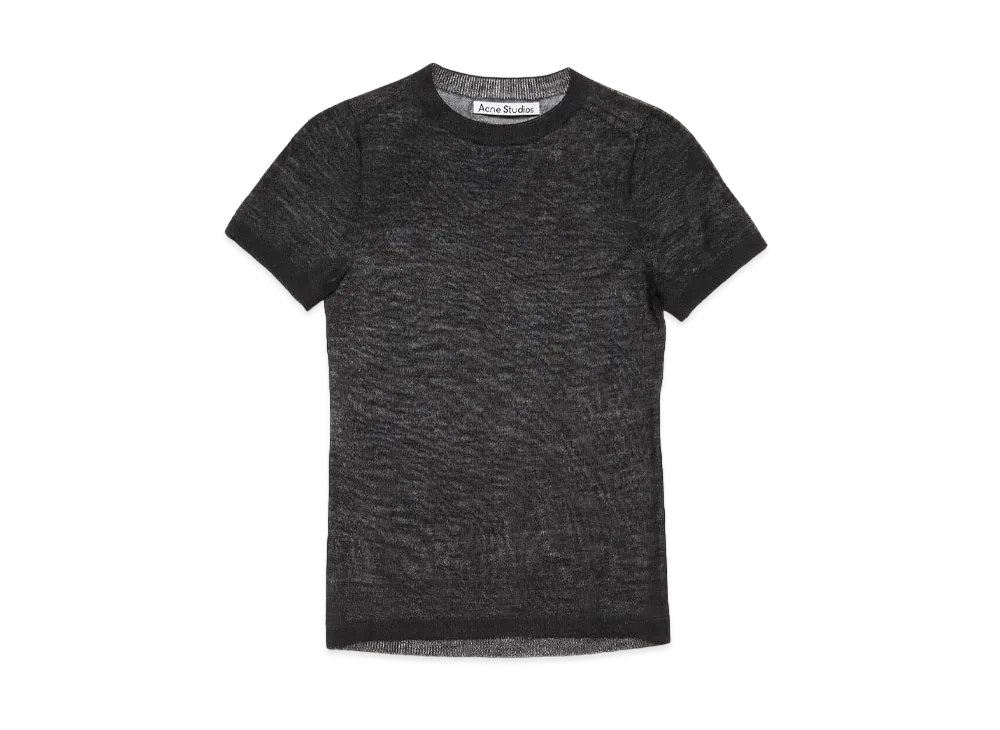 Acne Studios Fitted Knit T-Shirt "Black"