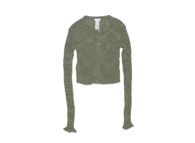 Acne Studios Wide Rib Cardigan "Seagrass Green"