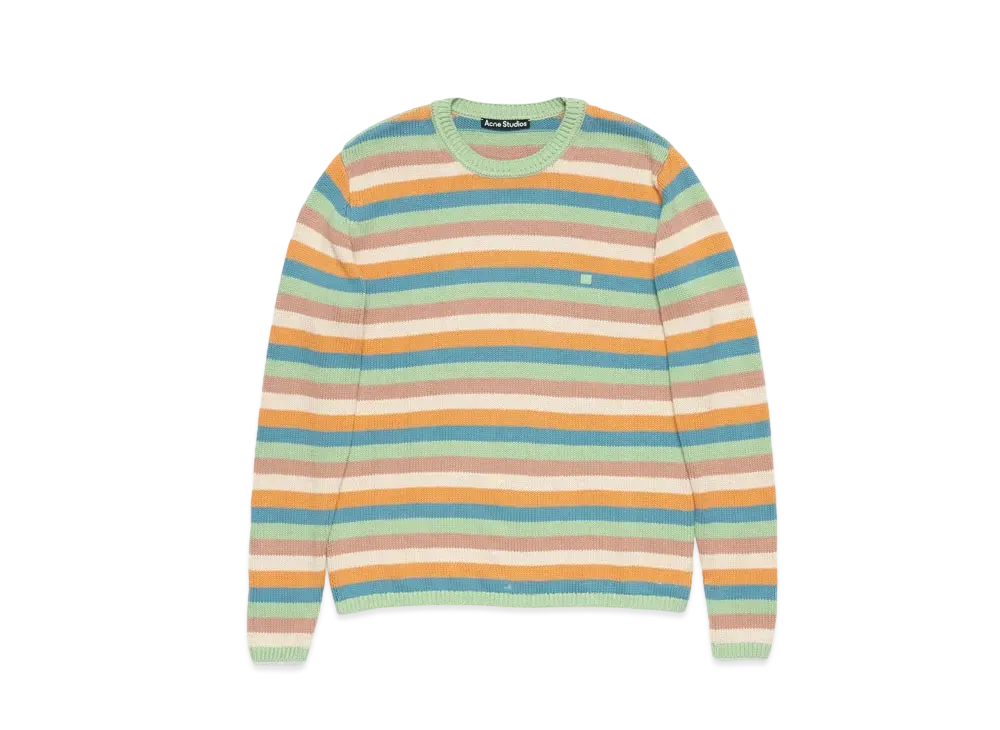 Acne Studios Crew Neck Sweater "Mint Green/Multi"