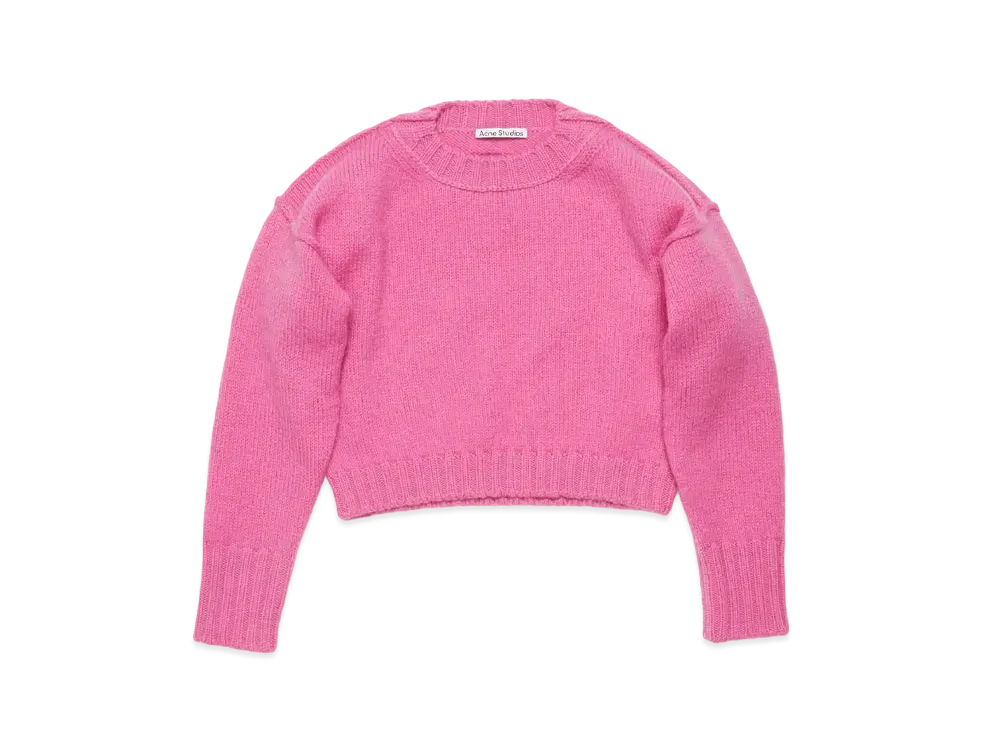 Acne Studios Crew Neck Wool Sweater "Pink"