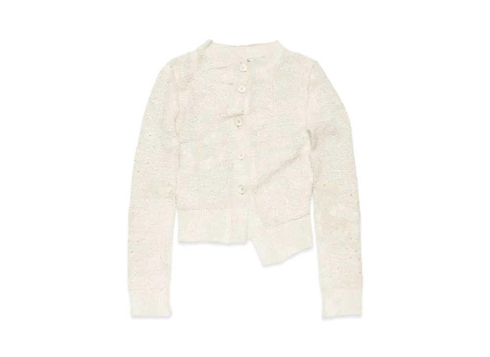 Acne Studios Asymmetrical Buttoned Cardigan "Off White"