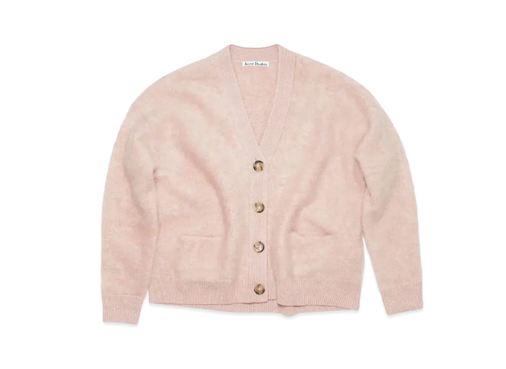 Acne Studios Wool Mohair Cardigan "Denim Blue"