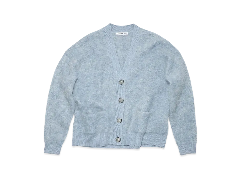 Acne Studios Wool Mohair Cardigan "Faded Pink"