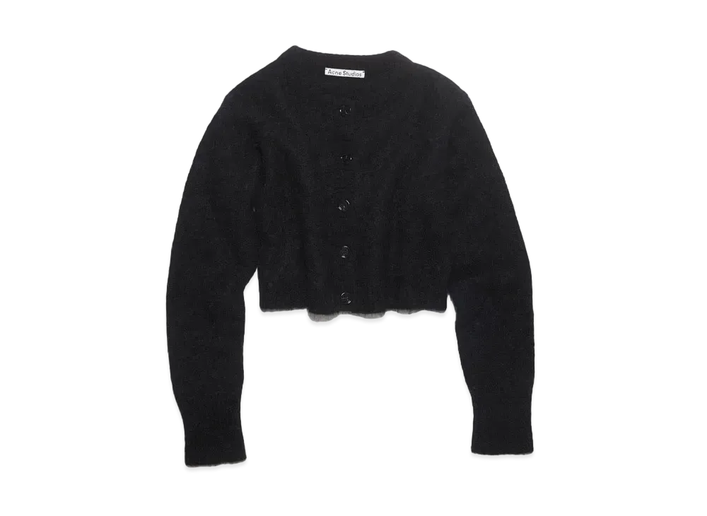 Acne Studios Wool Mohair Cardigan "Black"