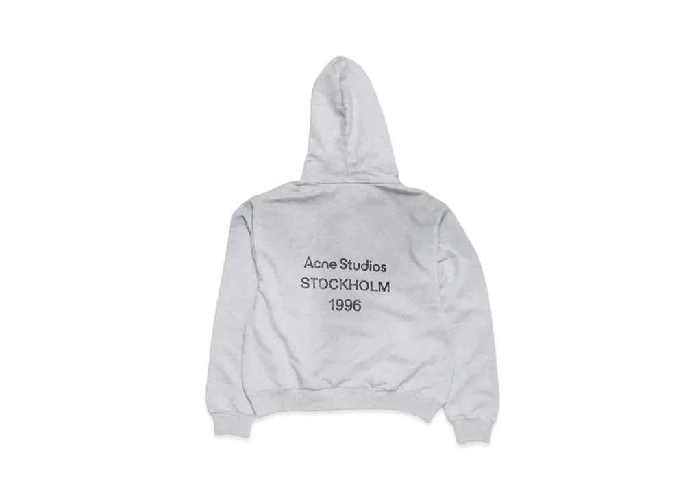 Acne Studios Logo Hoodie Sweater "Pale Grey Melange"