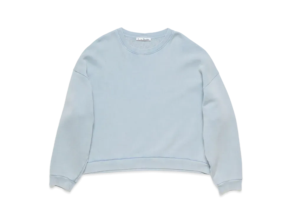 Acne Studios Sweater Logo Patch "Old Blue"