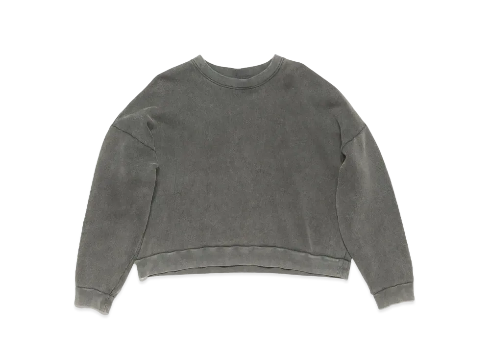 アクネストゥディオズ セーター ロゴ パッチ "フェイデッドブラック"