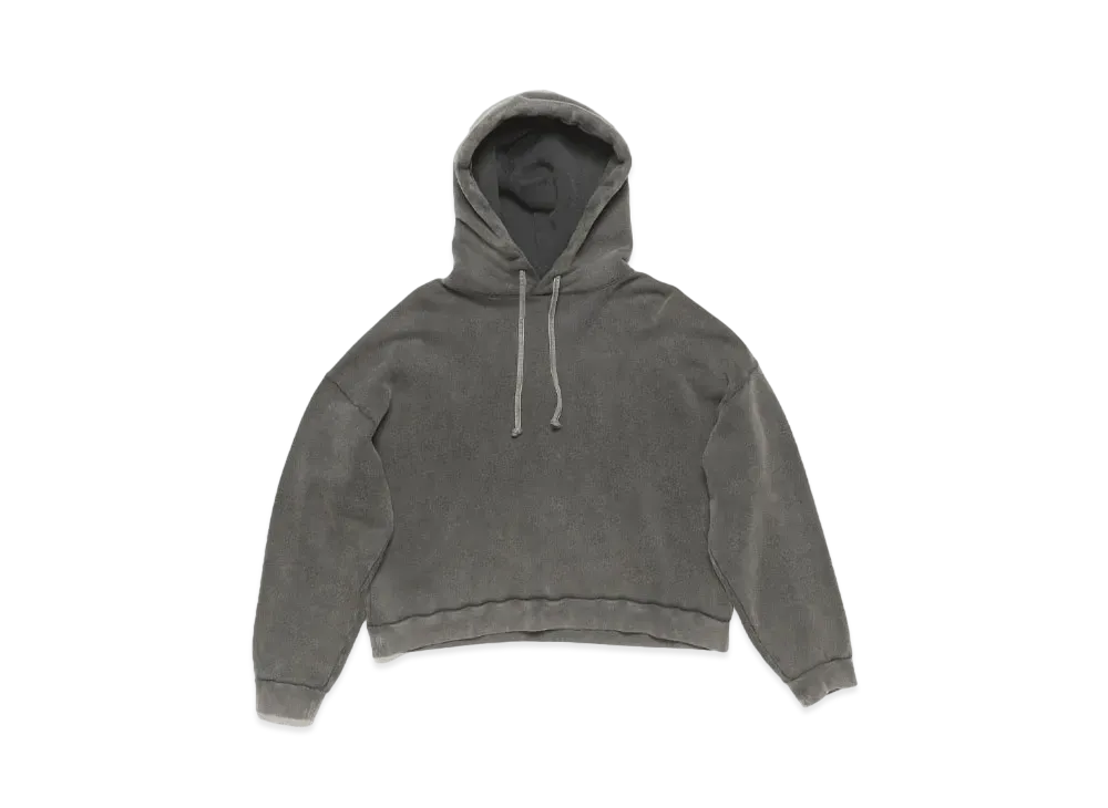 Acne Studios Hooded Sweater Logo Patch "Faded Black"