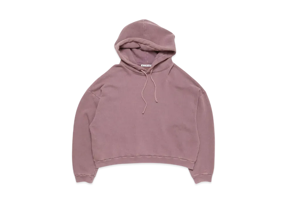 Acne Studios Hooded Sweater Logo Patch "Plum Purple"