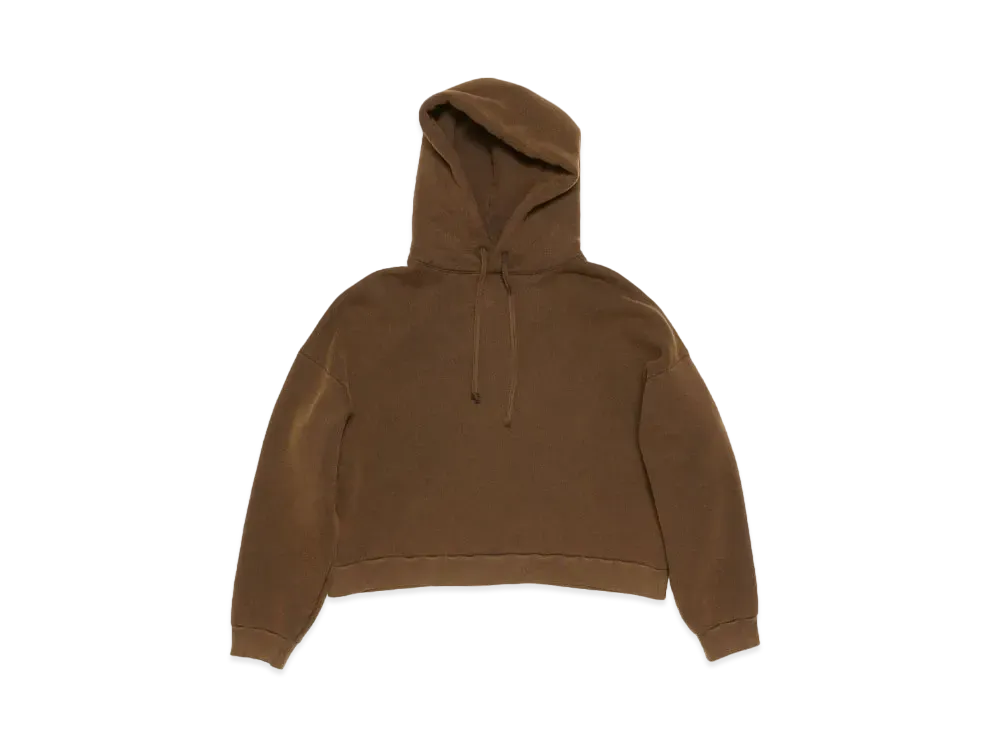Acne Studios Hooded Sweater Logo Patch "Chocolate Brown"