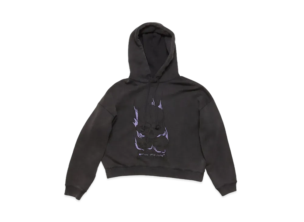 Acne Studios Printed Hoodie Sweater "Faded Black"