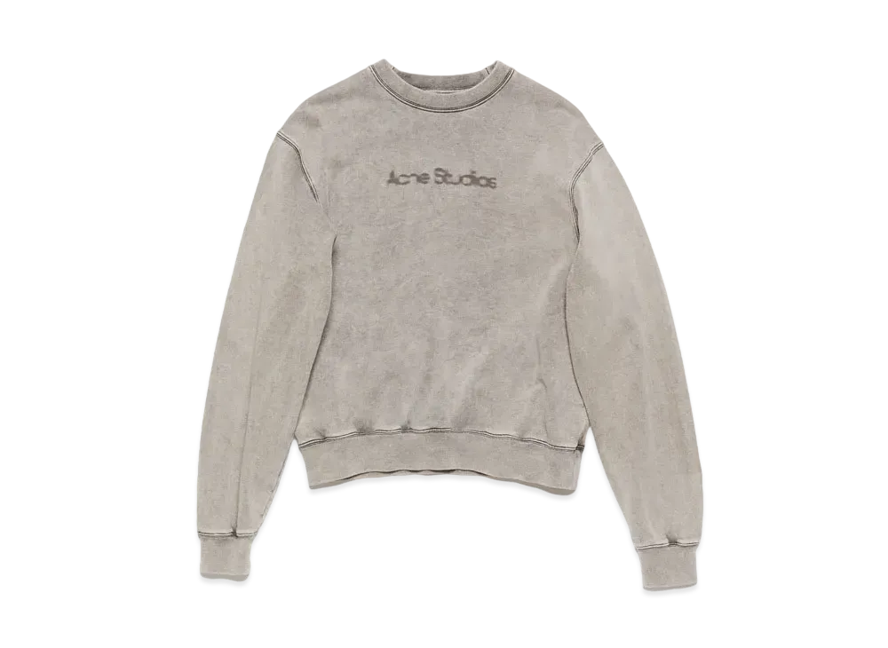Acne Studios Blurred Logo Sweater "Faded Gray"
