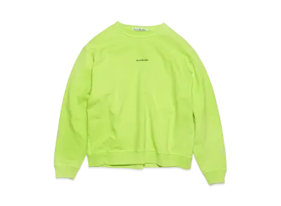 Acne Studios Stamp Logo Sweatshirt "Fluo Green"