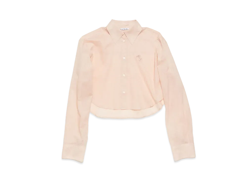 Acne Studios Shirt Logo Embroidery "Dusty Pink"