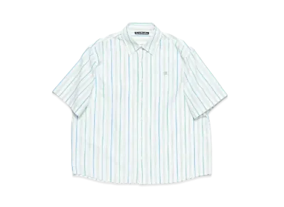 Acne Studios Stripe Button-Up Shirt "Blue/Green"