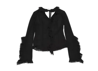 Acne Studios Ruffled Blouse "Black"