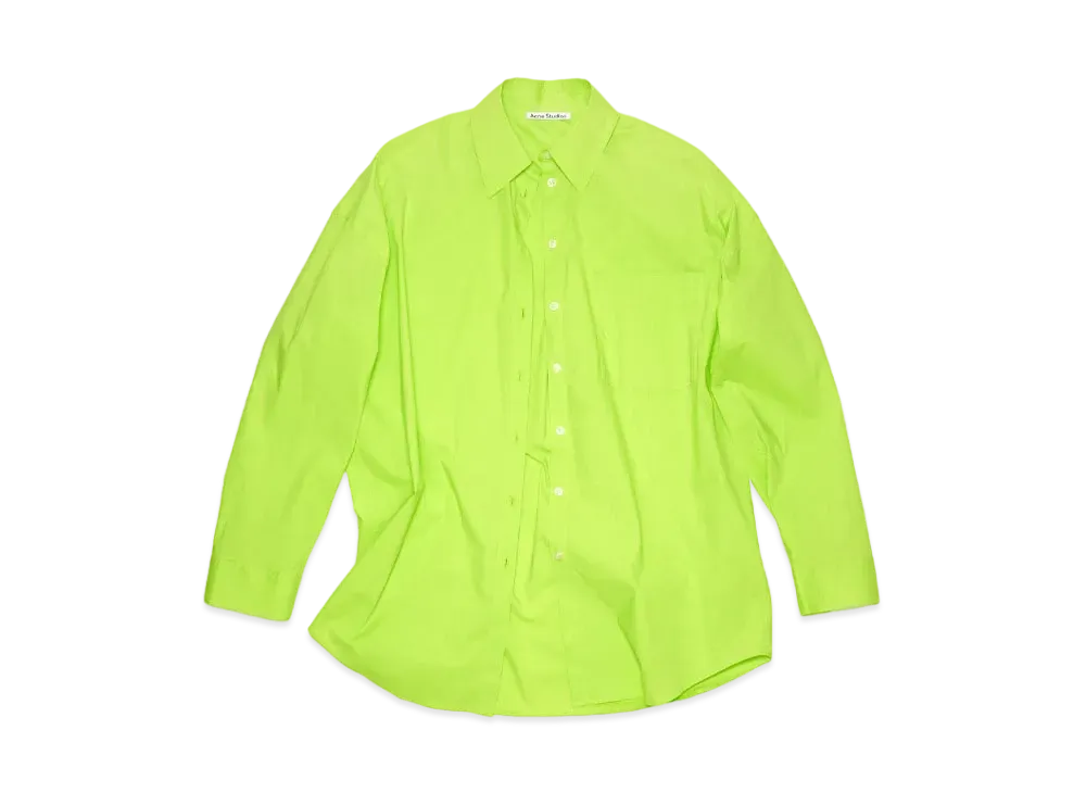Acne Studios Button-Up Shirt "Lime Green"