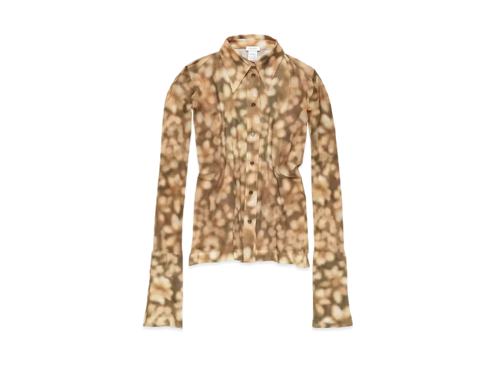 Acne Studios Printed Shirt "Dark Brown"
