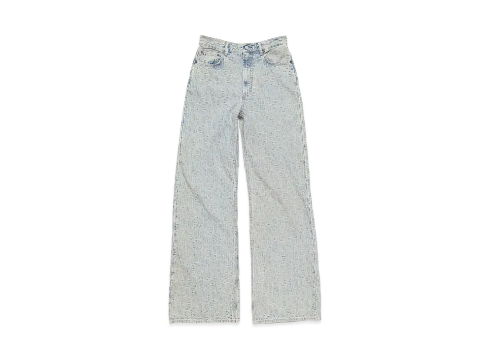 Acne Studios Relaxed Fit Jeans - Monogram 2022 "Blue/Beige"