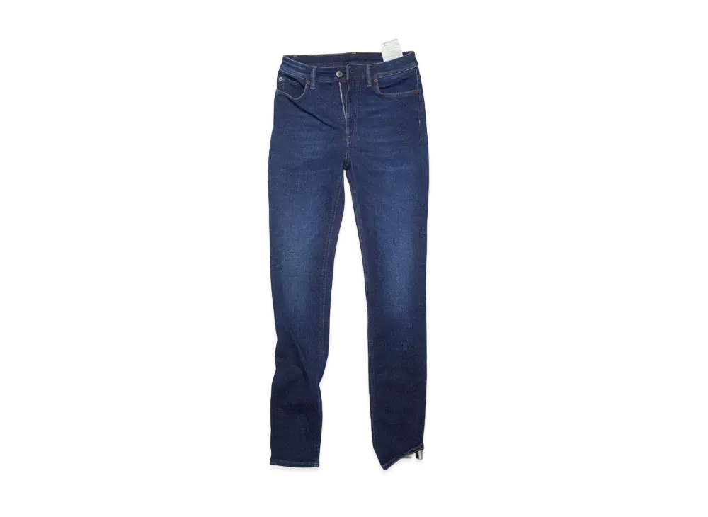 Acne Studios Skinny Fit Jeans - Peg "Dark Blue"