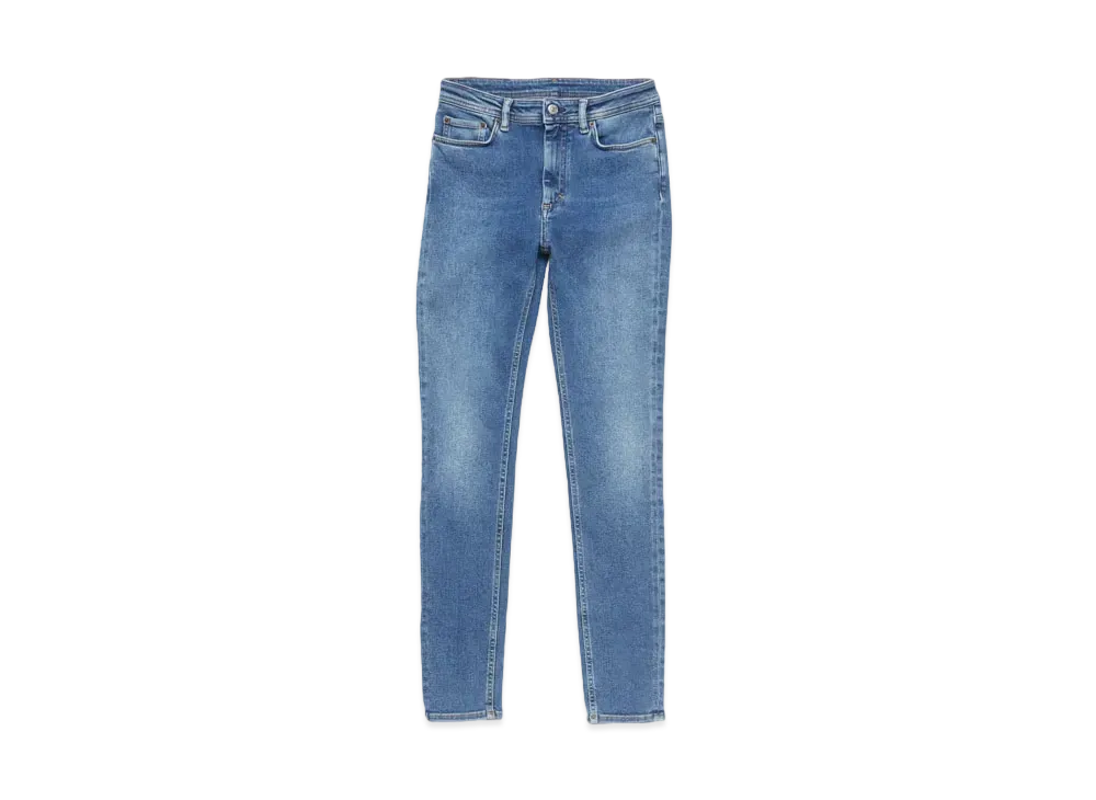 Acne Studios Skinny Fit Jeans - Peg "Mid Blue"
