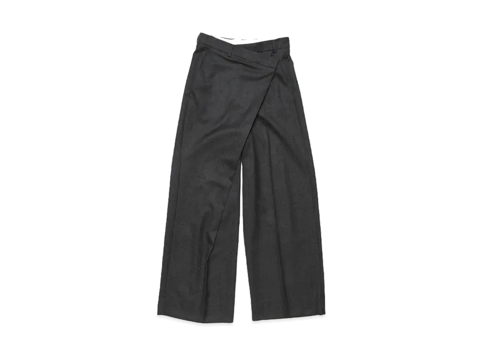 Acne Studios Tailored Wrap Trousers "Gray"